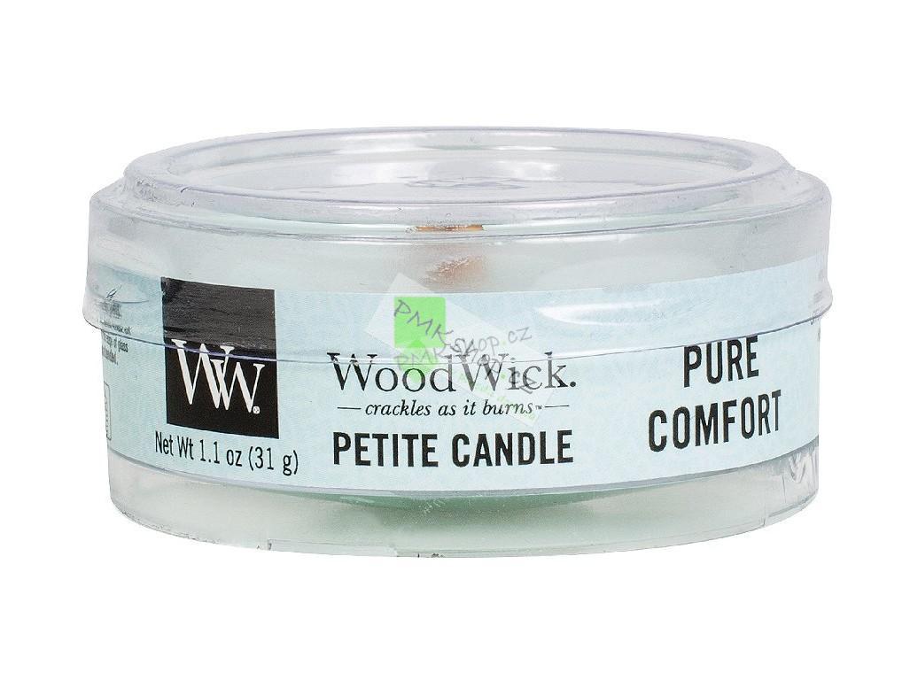 Woodwick Petite drobná svíčka 31 g Pomegranate