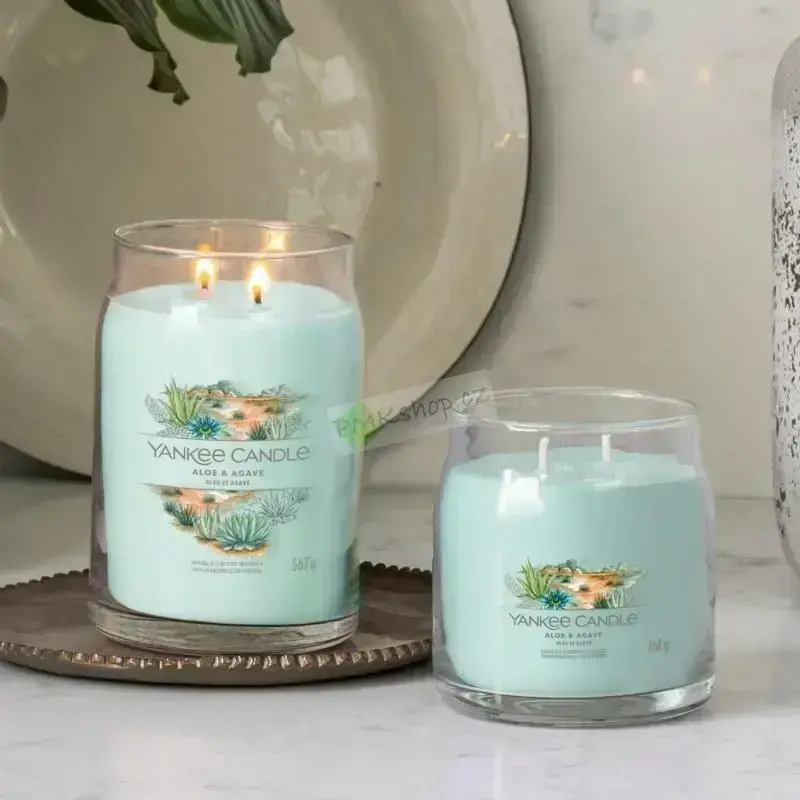 Yankee Candle Signature střední vonná svíčka Sweet Vanilla Horchata