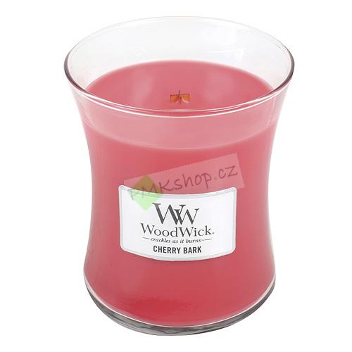 WoodWick svíčka oválná váza 275 g Třešňová kůra