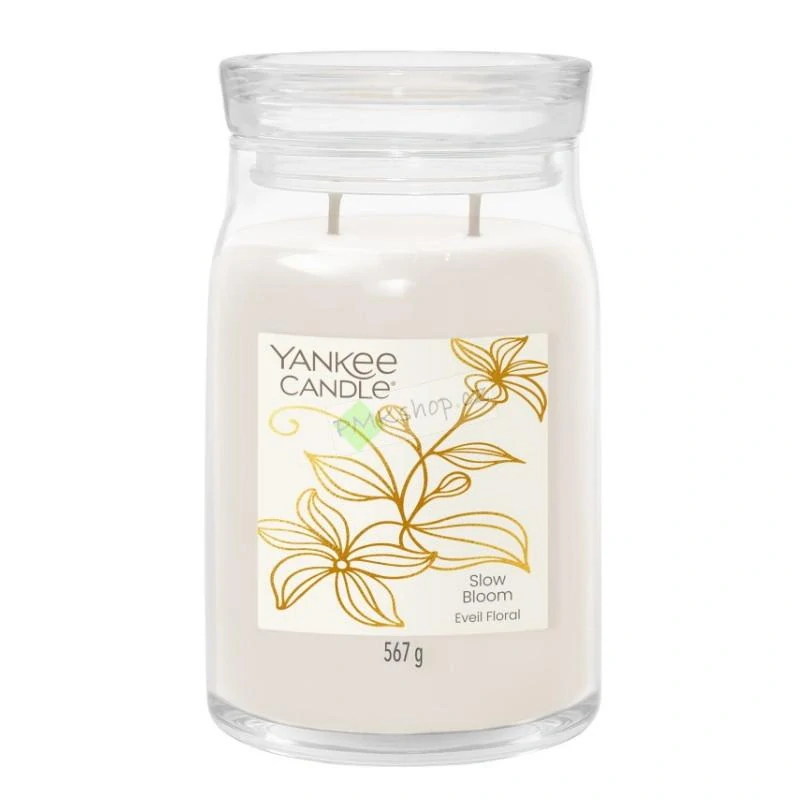 Yankee Candle Signature velká vonná svíčka Slow Bloom