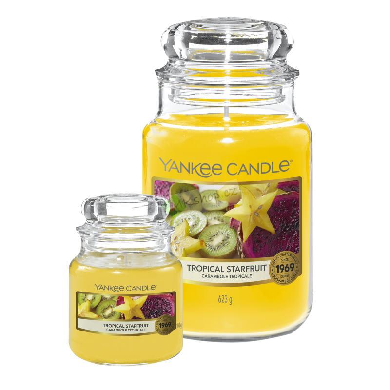 Yankee Candle střední vonná svíčka Classic Tropical Starfruit