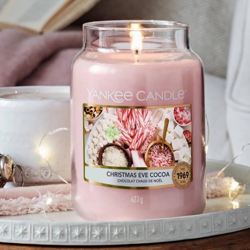 Yankee Candle velká vonná svíčka classic Christmas Eve Cocoa