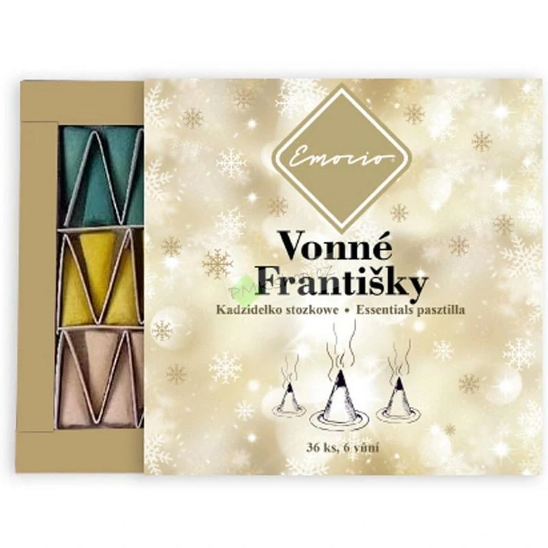 Františky vánoční 36 kusů 6 vůní