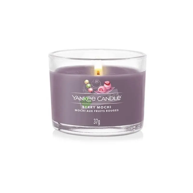 Yankee Candle votivní vonná svíčka ve skle Berry Mochi