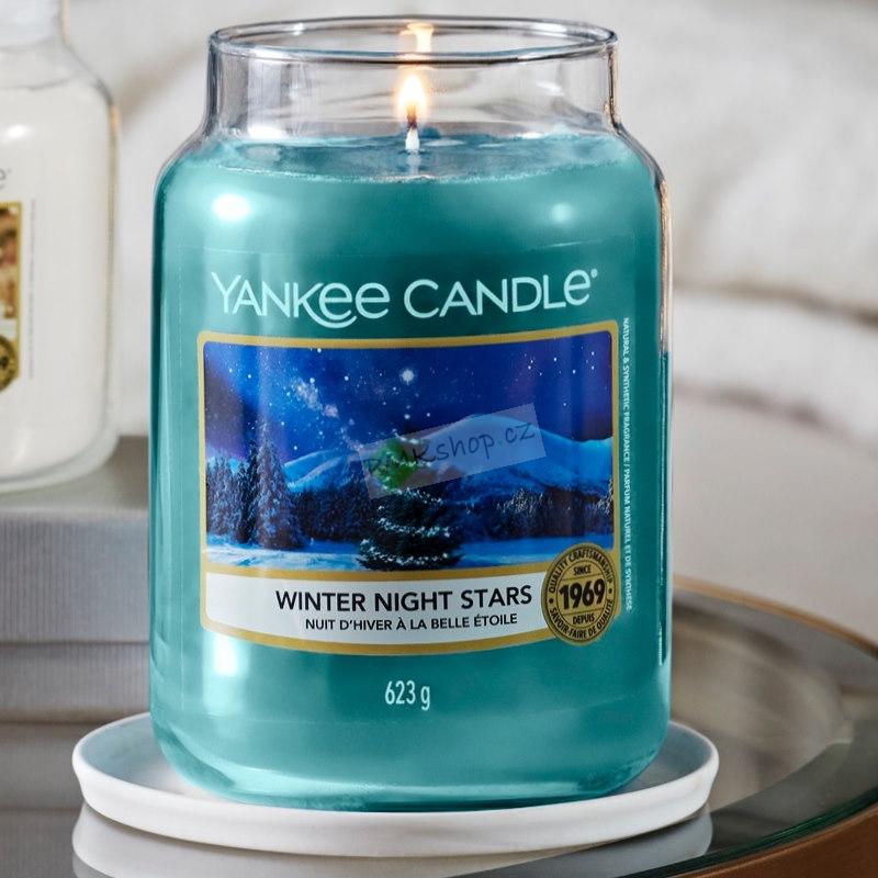 Yankee Candle velká vonná svíčka classic Winter Night Stars