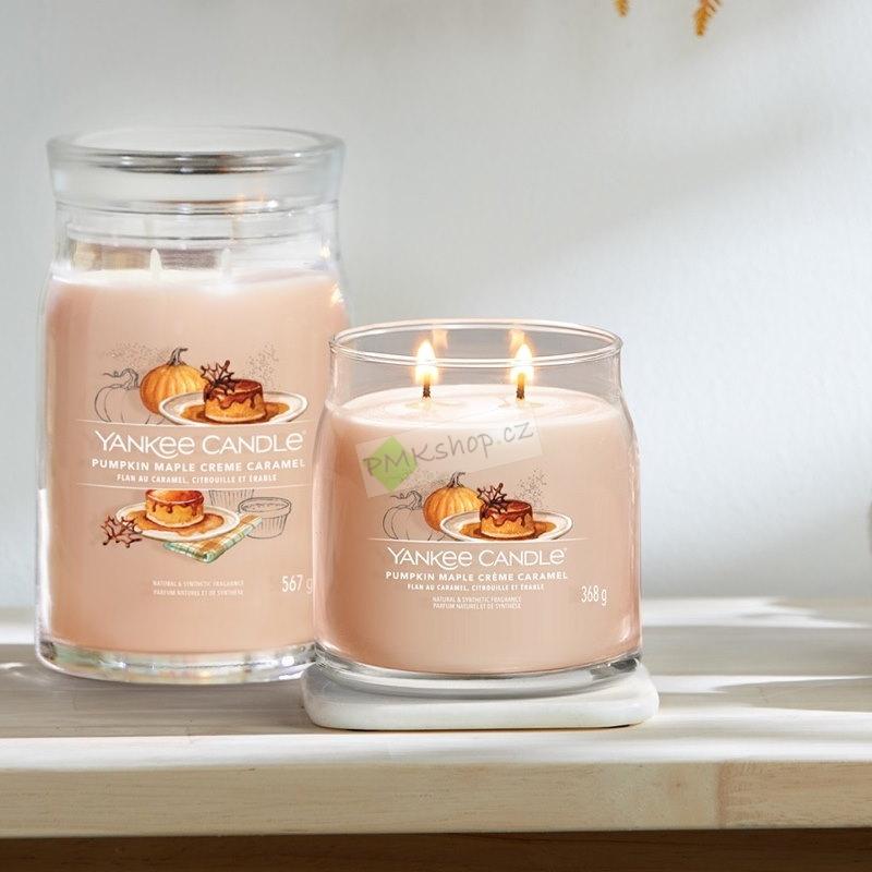 Yankee Candle Signature střední vonná svíčka Pumpkin Maple Créme Caramel