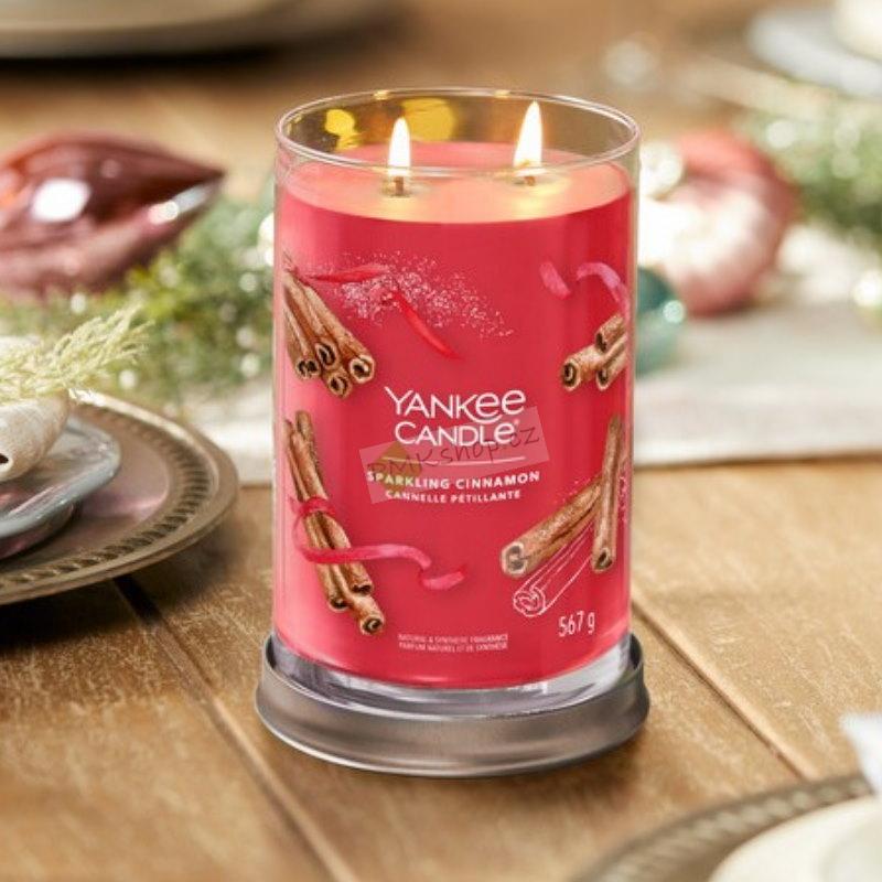 Yankee Candle Signature Tumbler velká vonná svíčka Sparkling Cinnamon