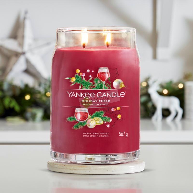 Yankee Candle Signature velká vonná svíčka Holiday Cheer