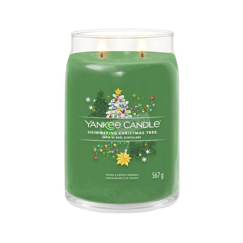 Yankee Candle Signature velká vonná svíčka Shimmering Christmas Tree
