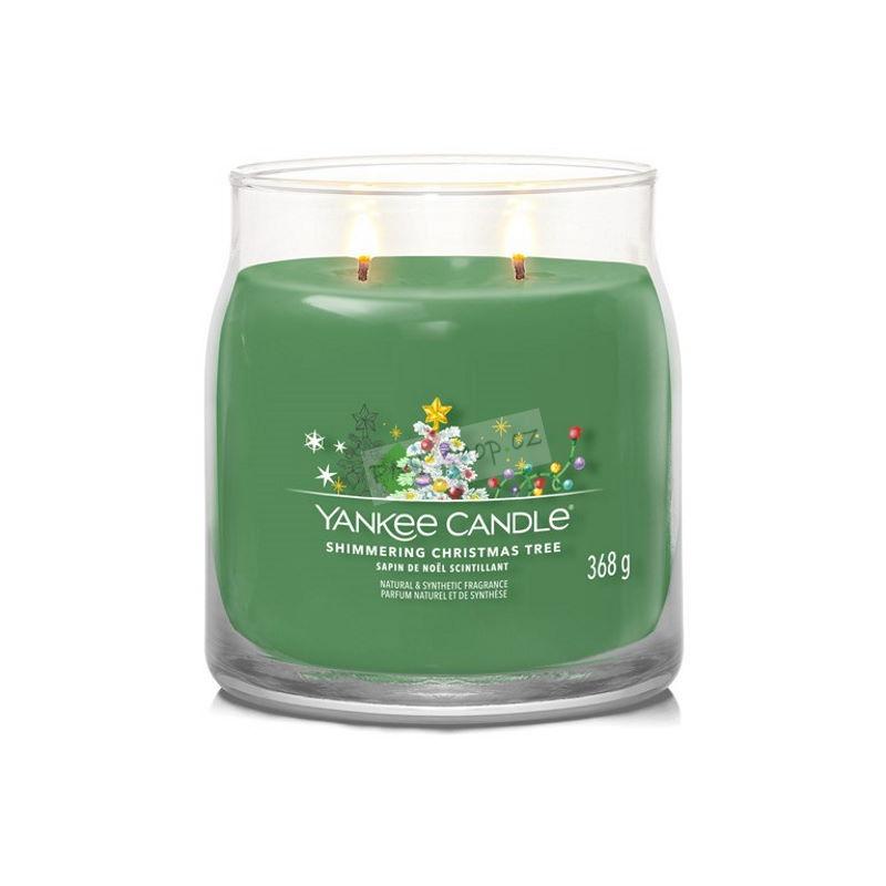 Yankee Candle Signature střední vonná svíčka Shimmering Christmas Tree