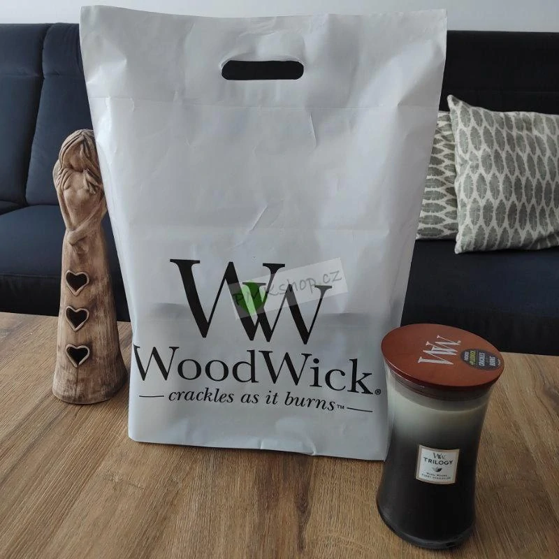 Woodwick igelitová taška s logem velká
