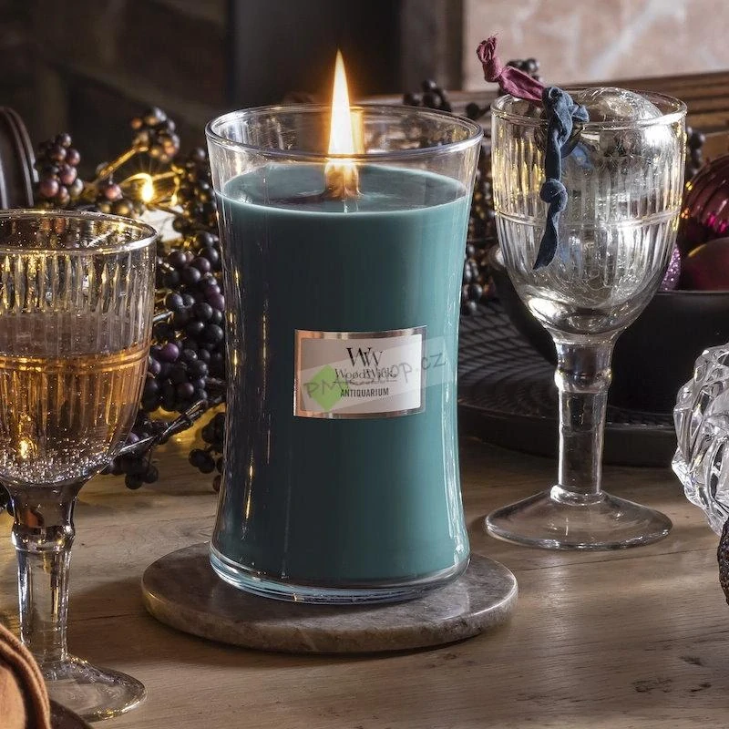 WoodWick velká vonná svíčka Antiquarium 610 g