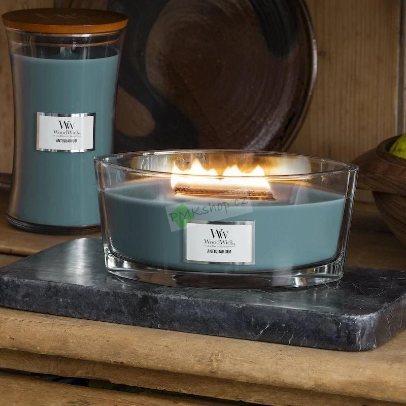 Woodwick lodička vonná svíčka Antiquarium