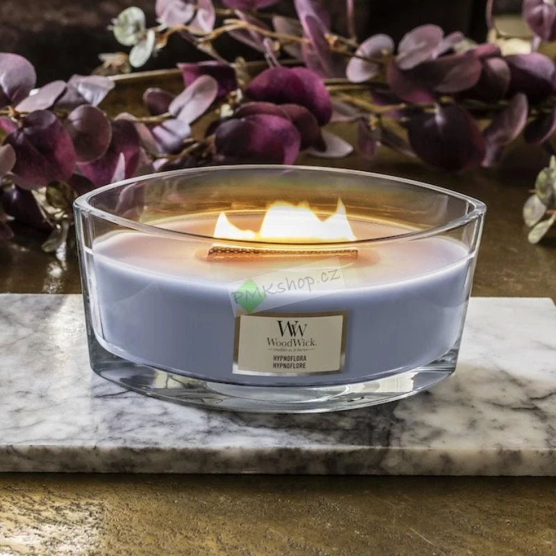 Woodwick lodička vonná svíčka Hypnoflora