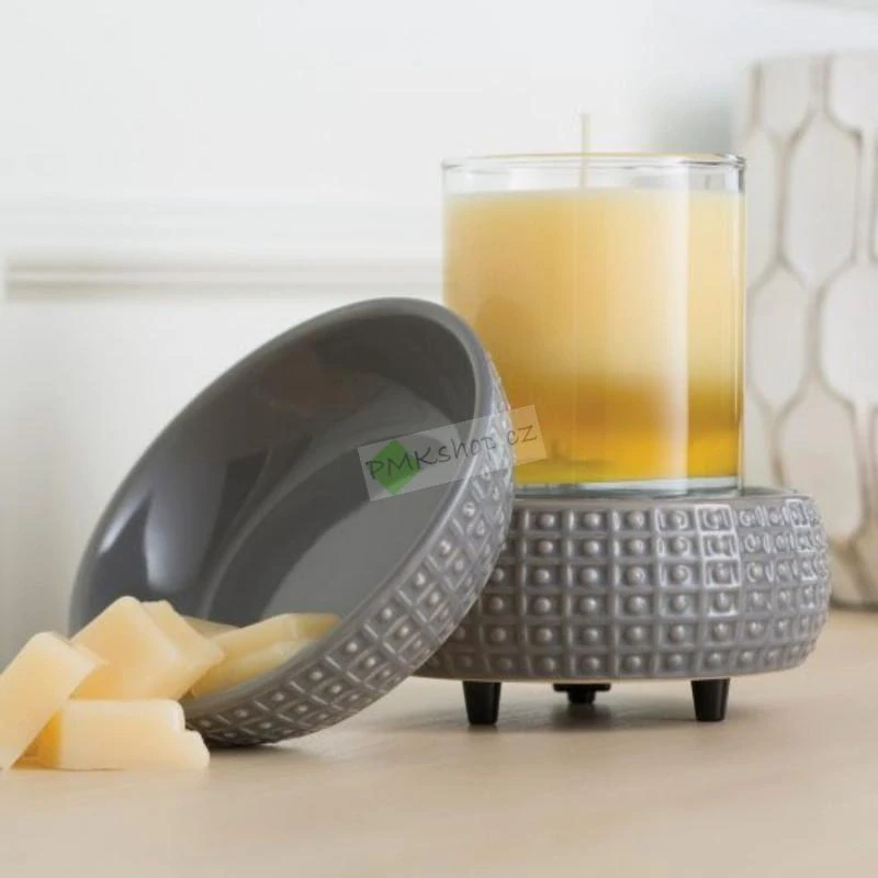 Candle Warmers Slate elektrická aroma lampa a ohřívač svíček 2v1
