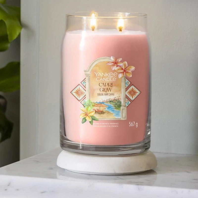 Yankee Candle Signature velká vonná svíčka Capri Glow