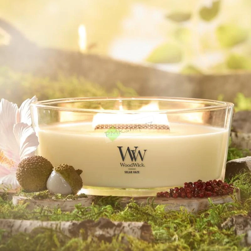 Woodwick lodička vonná svíčka Solar Haze