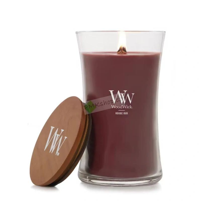 WoodWick velká vonná svíčka Rouge Oud 610 g
