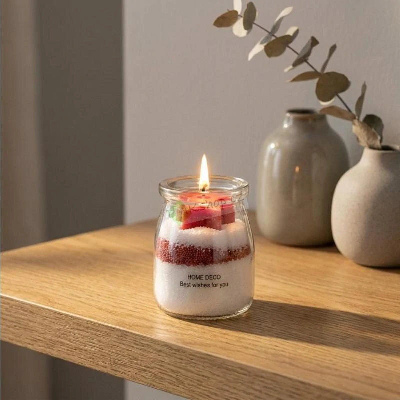 Dárková sada Joy in Diy sypaný vosk pro výrobu svíček Apple & Cinnamon Cristmas Star