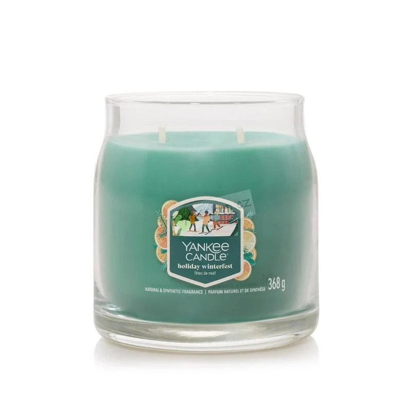 Yankee Candle Signature střední vonná svíčka Holiday Winterfest