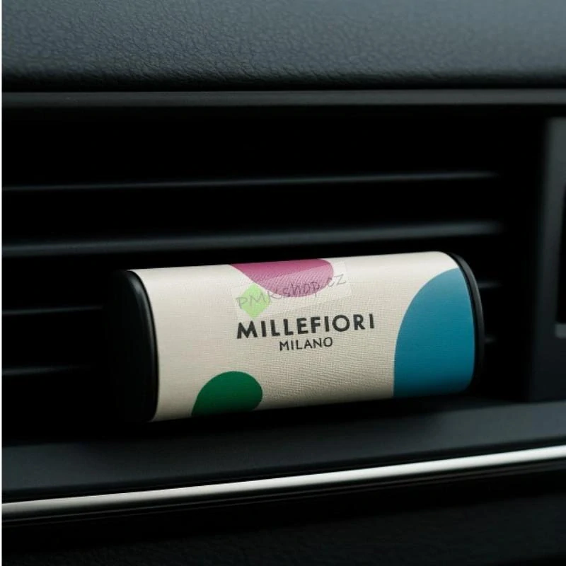 Millefiori Icon Textile Floral vůně do auta Rose Espresso - bílá