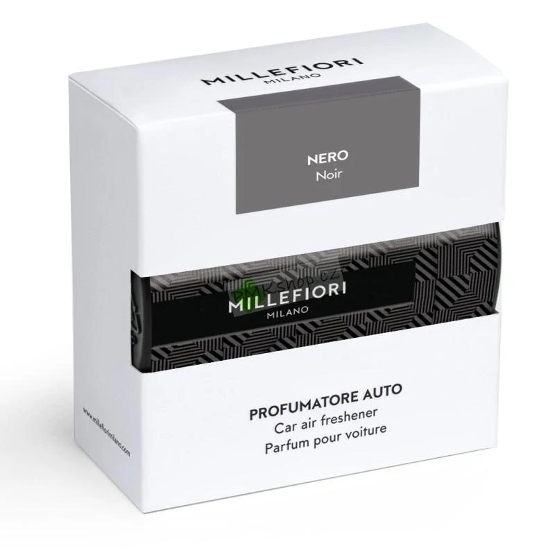 Millefiori Icon Textile Floral vůně do auta Nero