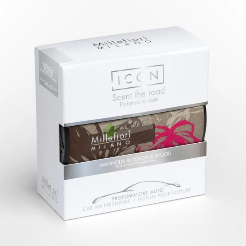 Millefiori Icon Textile Floral vůně do auta Magnolia Blossom & Wood