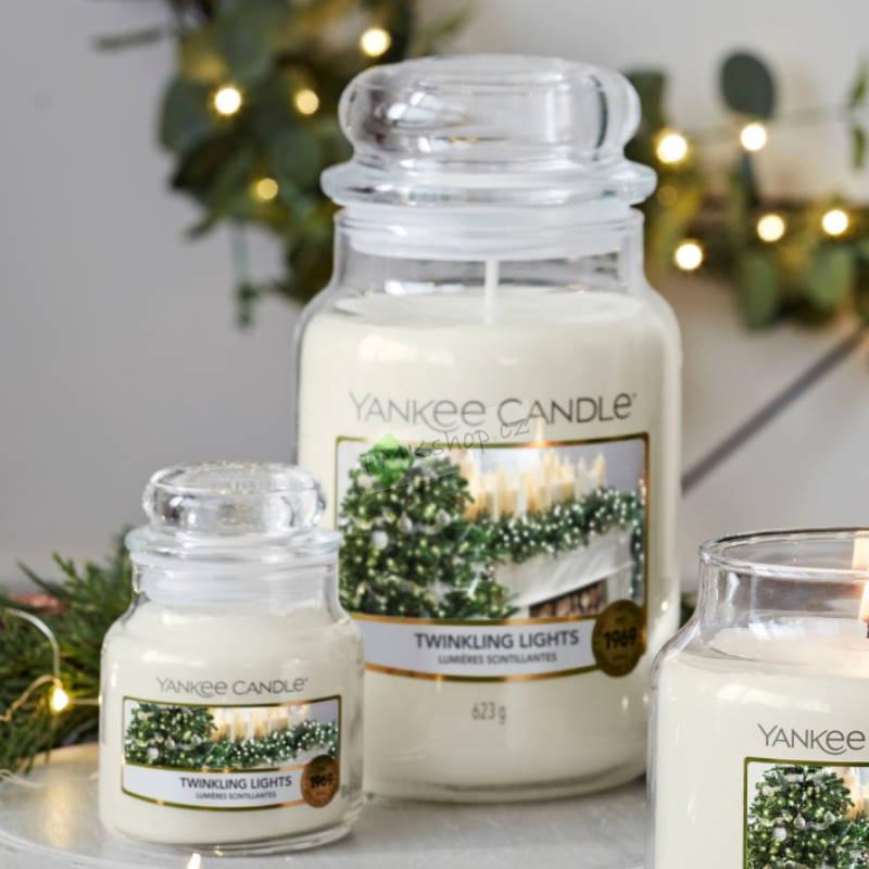 Yankee Candle velká vonná svíčka classic Twinkling Lights