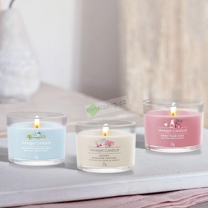 Yankee Candle votivní vonná svíčka ve skle Sakura Blossom Festival