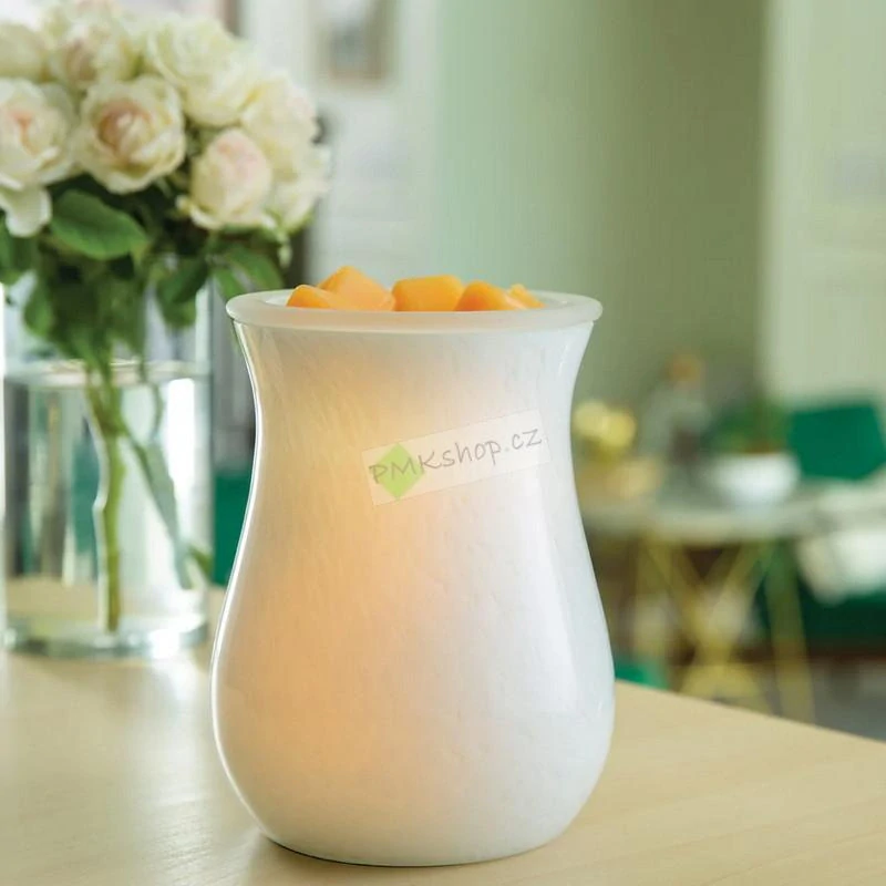 Candle Warmers Moonstone elektrická svítící aroma lampa Glass Illumination