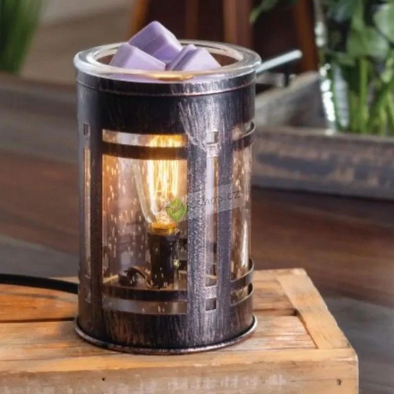 Candle Warmers Mission elektrická svítící aroma lampa Vintage Bulb Illumination