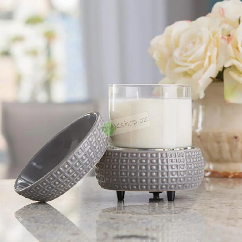 Candle Warmers Slate elektrická aroma lampa a ohřívač svíček 2v1