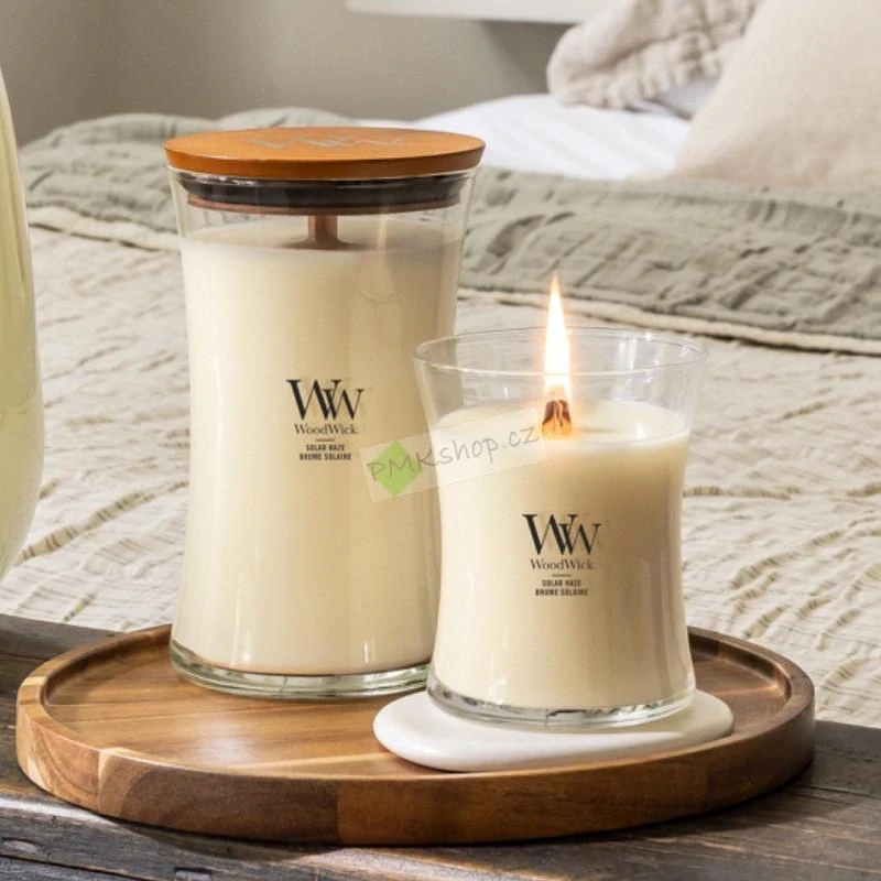 WoodWick velká vonná svíčka Solar Haze 610 g