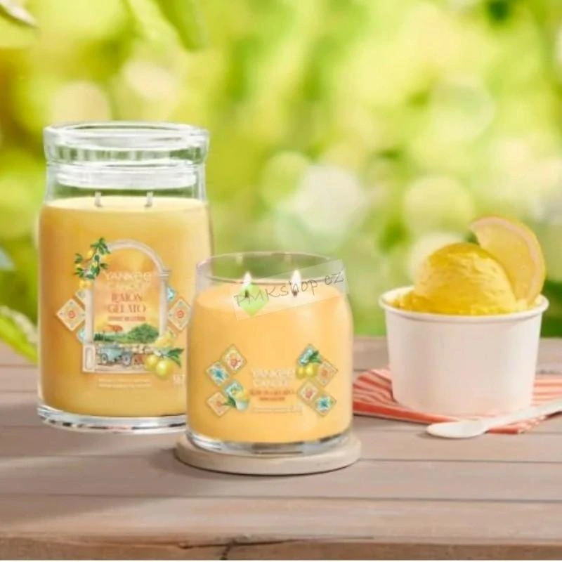 Yankee Candle Signature střední vonná svíčka Lemon Gelato