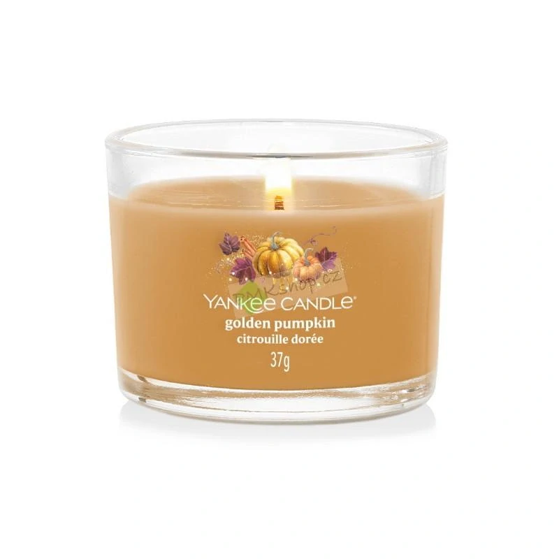 Yankee Candle votivní vonná svíčka ve skle Golden Pumpkin