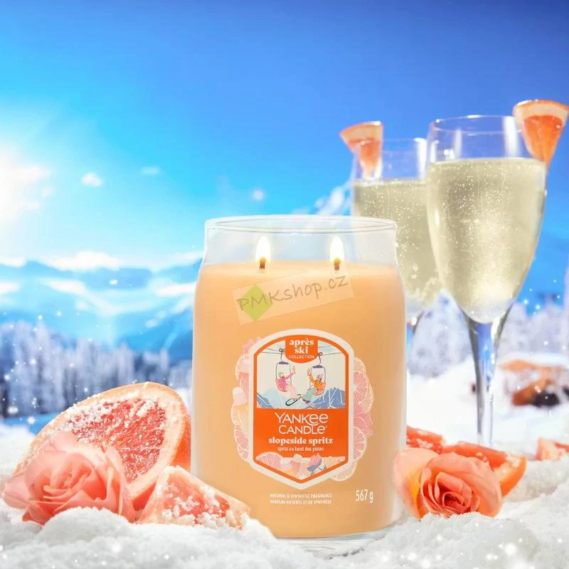 Yankee Candle Signature velká vonná svíčka Slopeside Spritz