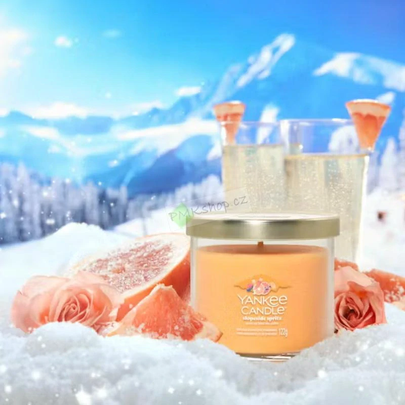 Yankee Candle Signature Tumbler malá vonná svíčka Slopeside Spritz