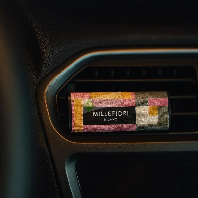 Millefiori Icon Textile Floral vůně do auta Ambra a Rosa