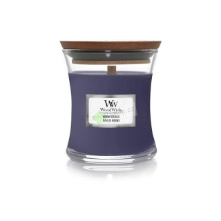 WoodWick malá vonná svíčka Evergreen Cashmere
