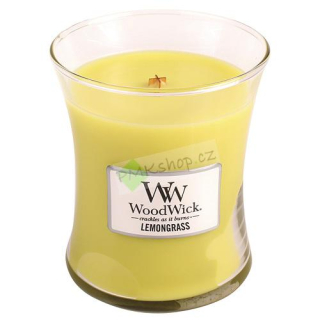 WoodWick svíčka oválná váza 275 g Citrónová tráva