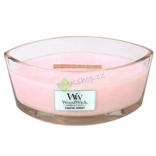 Woodwick lodička vonná svíčka Coastal Sunset