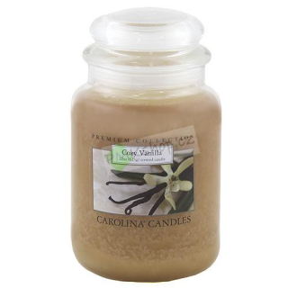 Carolina Candles vonná svíčka ve skle Vanilka 623 g