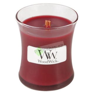 WoodWick malá vonná svíčka Cinnamon chai