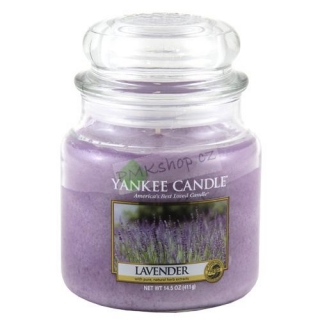 Yankee Candle vonná svíčka ve skleněné dóze 410 g Levandule