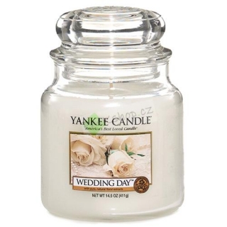 Yankee Candle vonná svíčka ve skleněné dóze 410 g Svatební den