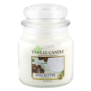 Yankee Candle vonná svíčka ve skleněné dóze 410 g Bambucké máslo