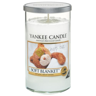 Yankee Candle vonná svíčka ve skleněné váze 340 g Jemná přikrývka