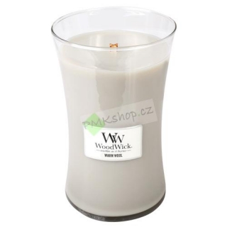 WoodWick svíčka oválná váza 609 g Hřejivá vlna 