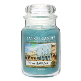 Yankee Candle svíčka ve skleněné dóze 623 g Ať žije Havana