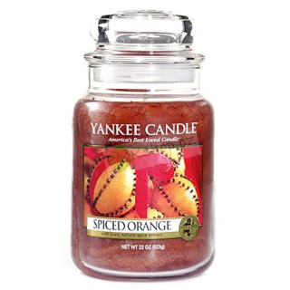 Yankee Candle svíčka ve skleněné dóze 623 g Pomeranč se špetkou koření